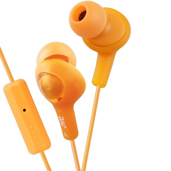 JVC Høretelefoner FR6 Gumy Plus Mic Orange