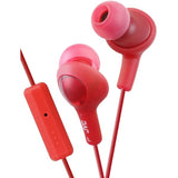 JVC Hovedtelefoner FR6 Gumy Plus Mic Rød