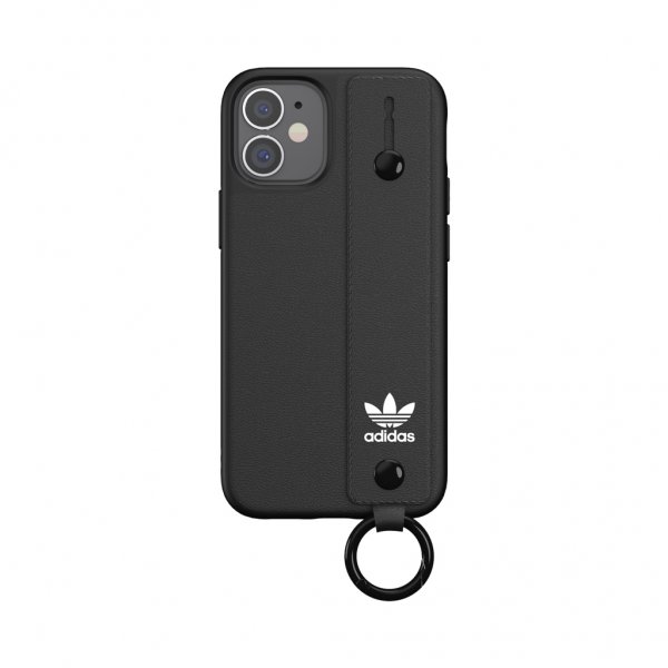 Adidas iPhone 12 Mini Cover Håndrem Case Sort