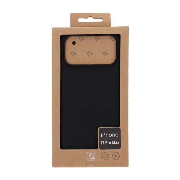 Rvelon iPhone 17 Pro Max Cover Silikone MagSafe Sort
