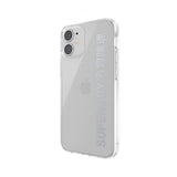 Superdry iPhone 12 Mini Cover Snap Case Clear Silver