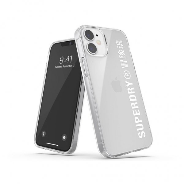 Superdry iPhone 12 Mini Cover Snap Case Klar Hvid