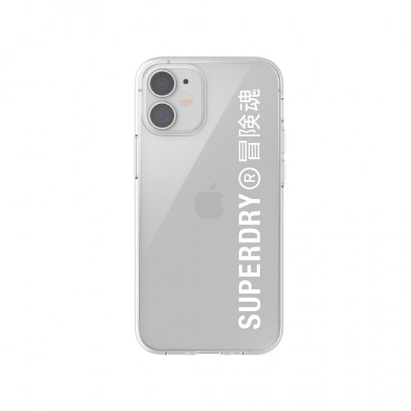 Superdry iPhone 12 Mini Cover Snap Case Klar Hvid