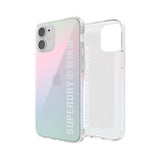 Superdry iPhone 12 Mini Cover Snap Case Klar Holografisk