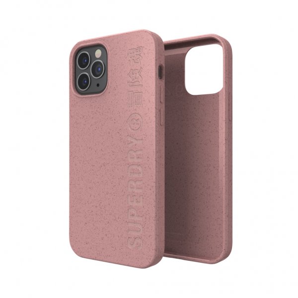 Superdry iPhone 12/iPhone 12 Pro Cover Snap Case Komposterbare Materialer Rose Pink