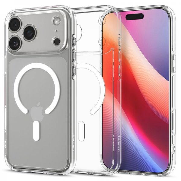Spigen iPhone 17 Pro Max Cover Ultra Hybrid MagFit Clear White