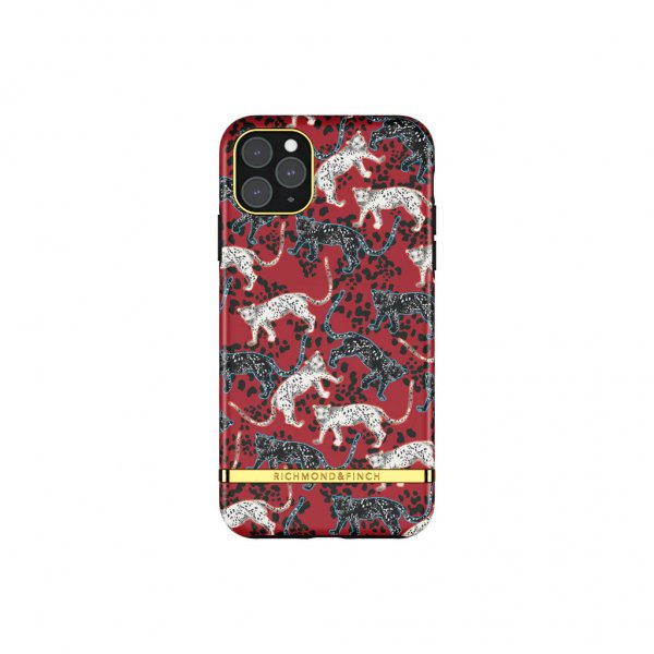 Richmond & Finch iPhone 11 Pro Max Cover Samba Red Leopard