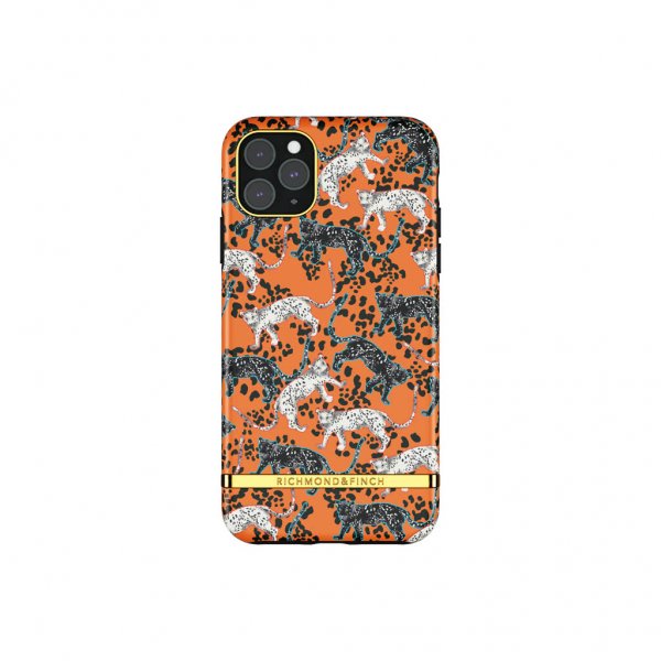 Richmond & Finch iPhone 11 Pro Max Cover Orange Leopard