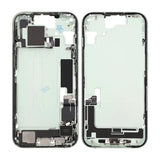 Mellemramme med smådele til iPhone 15 - Grøn OEM