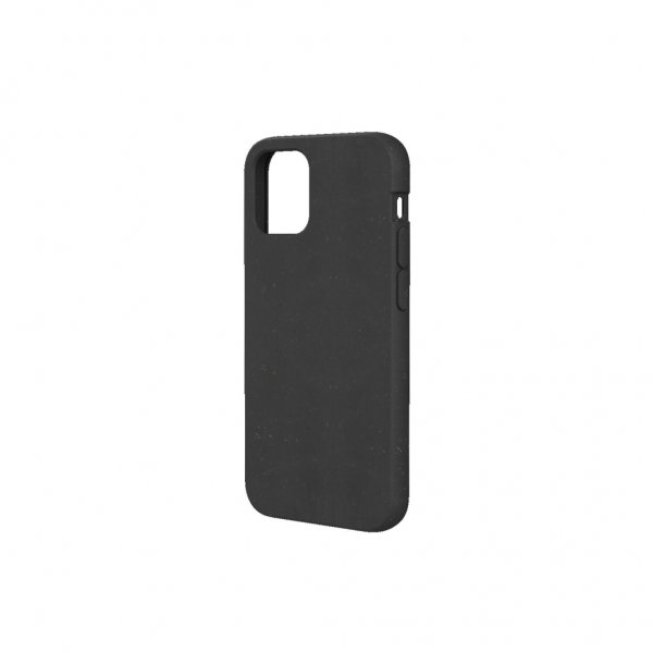 Pela iPhone 12/iPhone 12 Pro Cover Miljøvenligt Sort