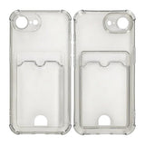 iPhone 16./17. Etui Kortholder Transparent Sort