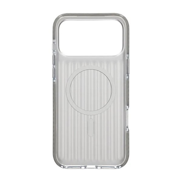 iPhone 17 Pro Max Cover Bølget MagSafe Sølv