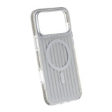 iPhone 17 Pro Max Cover Bølget MagSafe Sølv