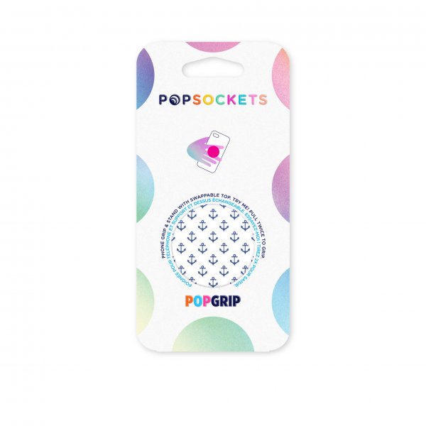 Popsockets PopGrip Anchors Away White