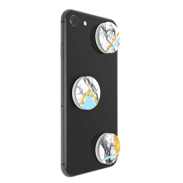 Popsockets PopMinis White Marble Glam 3-pak