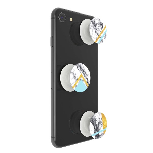 Popsockets PopMinis White Marble Glam 3-pak