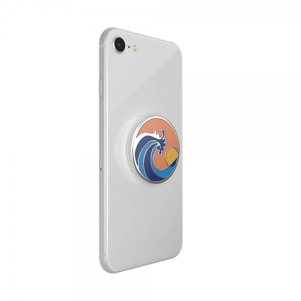 Popsockets PopGrip Emalje Ride The Wave Coral