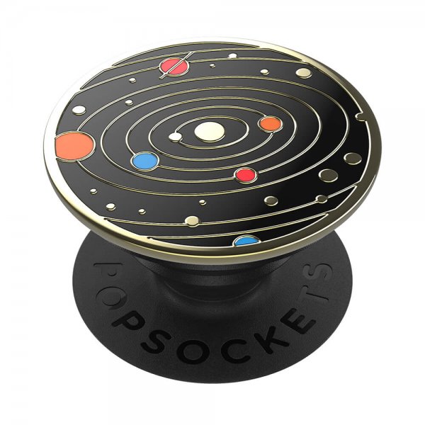 Popsockets PopGrip Enamel Solar flare Black