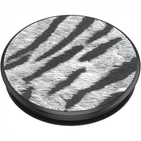 Popsockets PopGrip Vegansk Læder Zebra