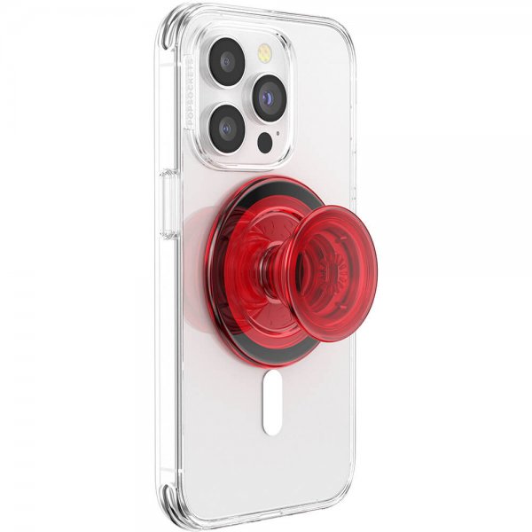 Popsockets PopGrip til MagSafe Danger Red Translucent