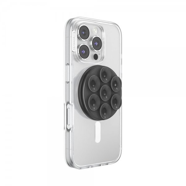 Popsockets MagSafe Suck-Up Grip & Mount Translucent Black