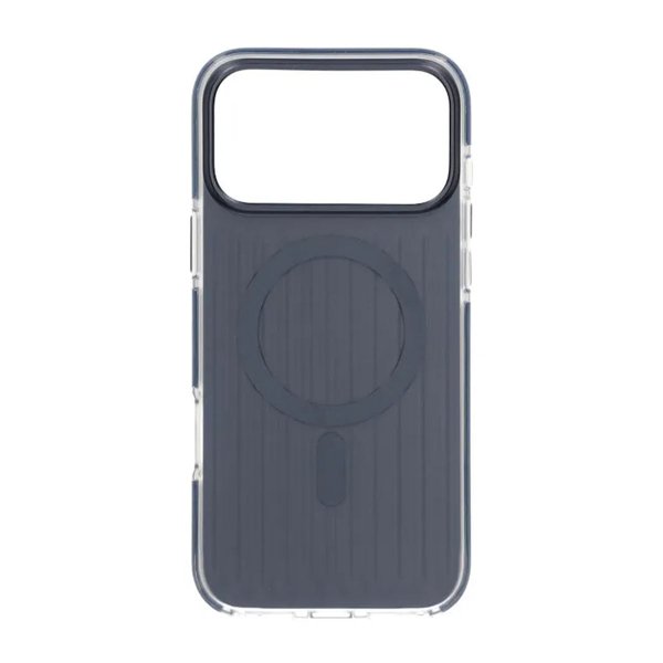 iPhone 17 Pro Max Cover Bølget MagSafe Mørkeblå