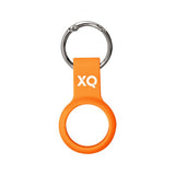 Xqisit AirTag Holder Silikone Etui Orange