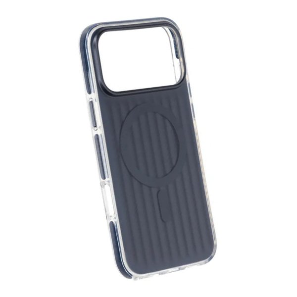 iPhone 17 Pro Max Cover Bølget MagSafe Mørkeblå