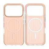 iPhone 17 Pro Cover Bølget MagSafe Lysebrun