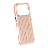 iPhone 17 Pro Cover Bølget MagSafe Lysebrun