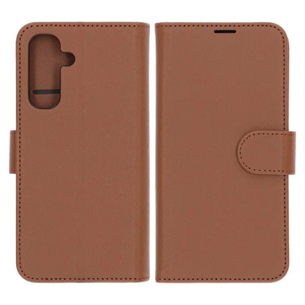 Samsung Galaxy A17 Cover med Kortlomme Standerfunktion Brun