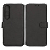 Rvelon Samsung Galaxy S25 FE Etui 4 Kortlommer Aftagelig Skal Sort