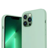 Rvelon iPhone 12/iPhone 12 Pro Silikonecover Grøn