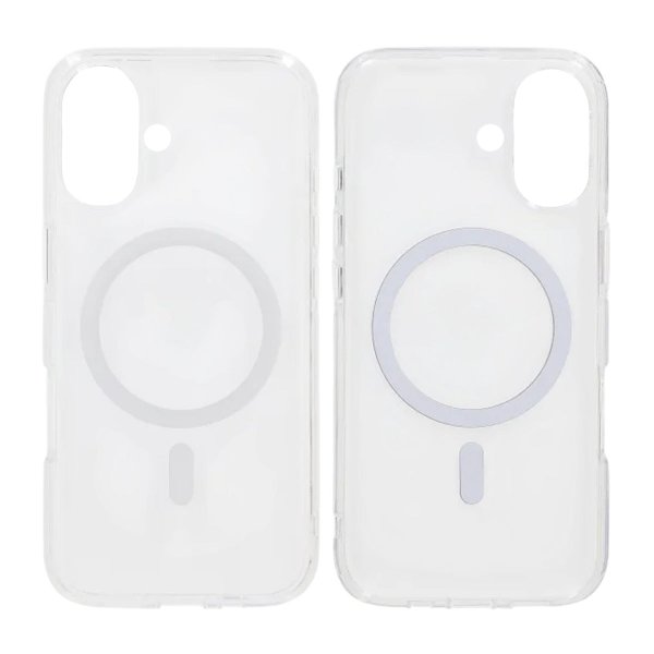 iPhone 17 Cover Transparent MagSafe Hvid