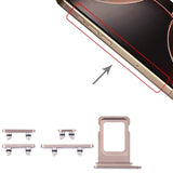 Knapper og SIM-kortholder til iPhone 16 Pro og 16 Pro Max - Sandfarvet Titanium