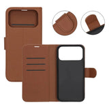 iPhone 17 Pro Etui med Kreditkortholder Stativfunktion Brun