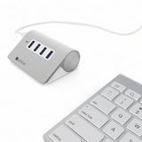 Satechi USB 3.0 aluminiumhub 4 porte sølv