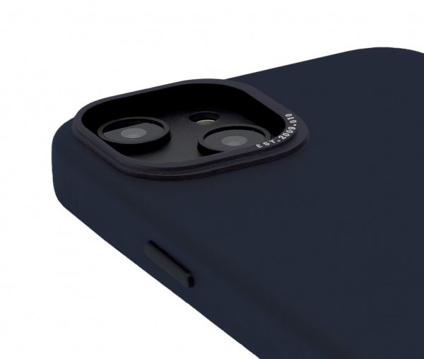 Decoded iPhone 14 Skal Leather Backcover Navy