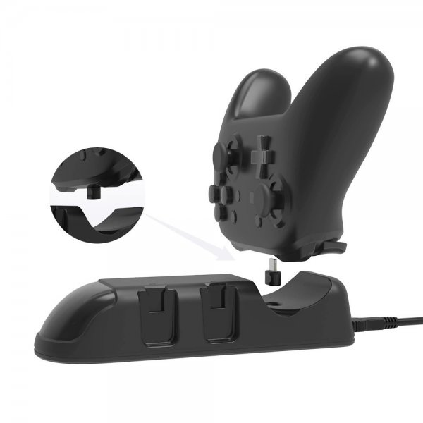 Dobe 5-i-1 Nintendo Switch Controller Ladestation