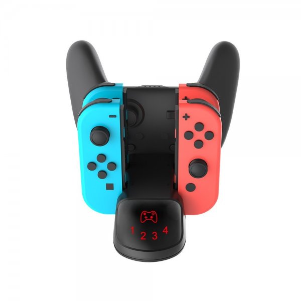 Dobe 5-i-1 Nintendo Switch Controller Ladestation