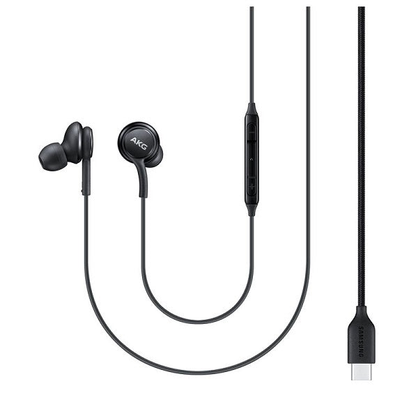 Samsung Original AKG Kablede Høretelefoner med USB-C Stik Sort