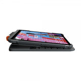 Logitech iPad 10.2 (gen 7/8/9) Cover med Tastatur Slim Folio Nordisk Grå