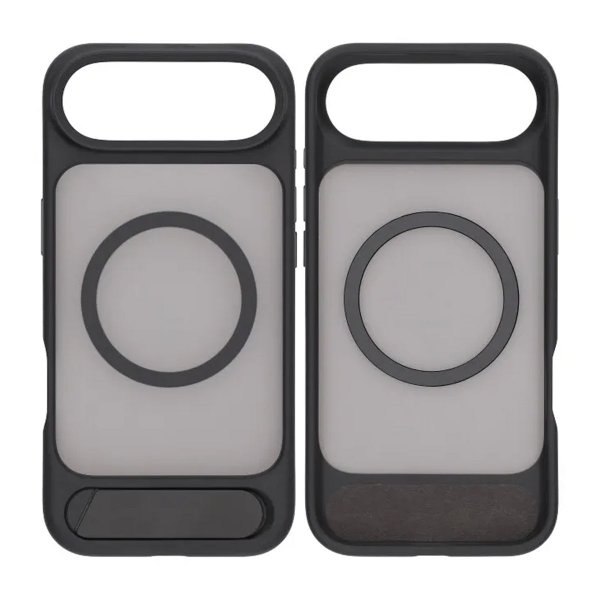 Rvelon iPhone Air Skal med Stander Sort