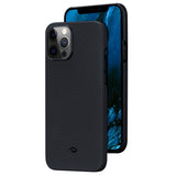 Pitaka iPhone 12 Pro Cover Air Case Sort/Grå Twill