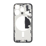 Midterramme med smådele til iPhone 15 Pro - Hvid Titanium OEM