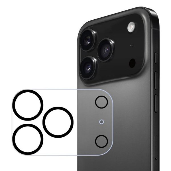 iPhone 17 Pro Kamerabeskyttelse i Hærdet Glas
