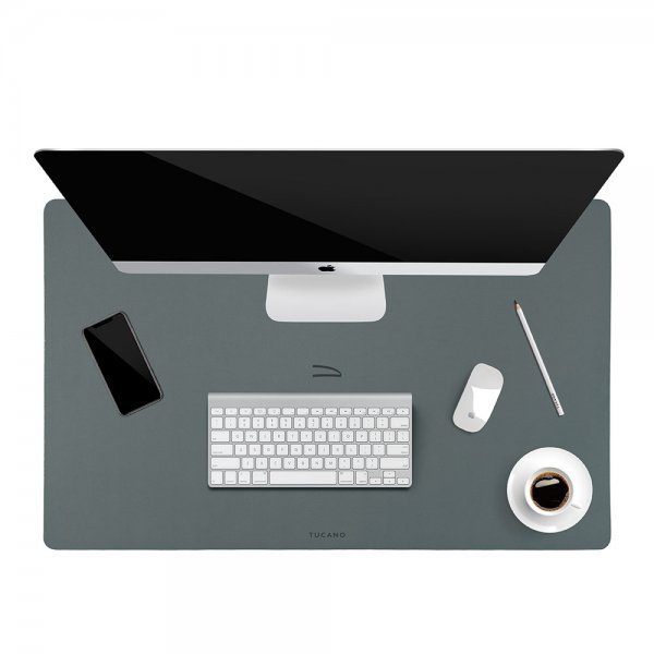 Tucano Skrivebordsunderlag Desk Pad 67x42 cm Mørkegrå