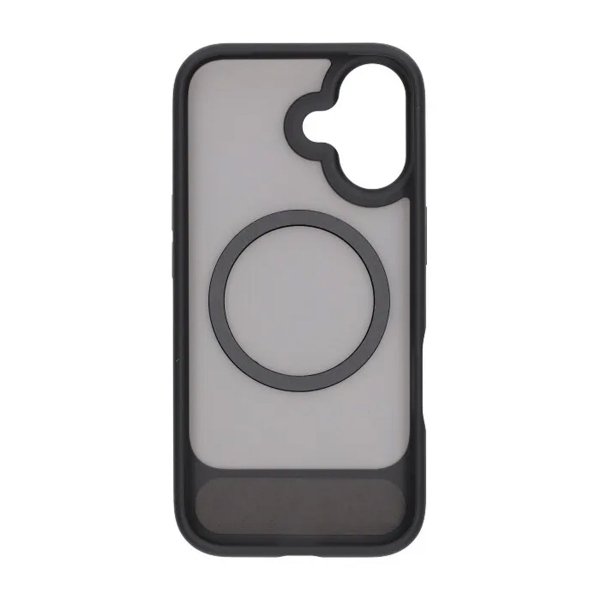 Rvelon iPhone 17 Cover med Stativ MagSafe Sort