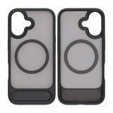 Rvelon iPhone 17 Cover med Stativ MagSafe Sort