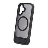 Rvelon iPhone 17 Cover med Stativ MagSafe Sort
